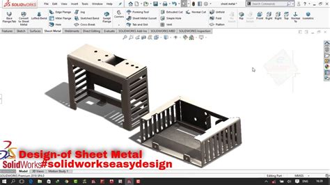 how to use sheet metal parts in solidworks|solidworks sheet metal template.